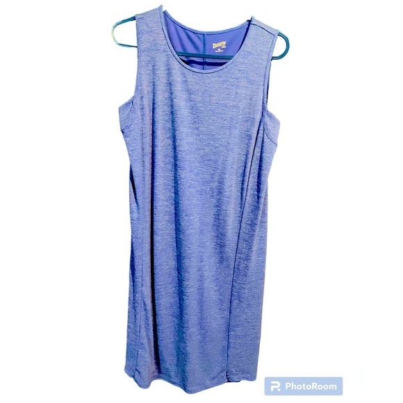 Duluth Trading Co. Women's Blue Sleeveless Space Dye Lightweight‎ Tank Dr… - Picture 2 of 5